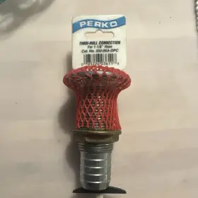 350-06a-dpc Perko Thru-hull Connection For 1 1/8 Inch Hose