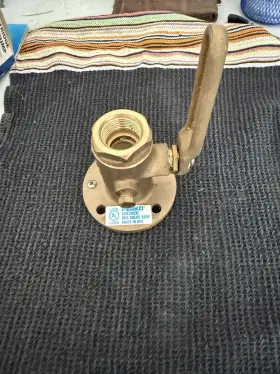 595e Perko 3/4 Inch Seacock Ball Valve Bronze Made In The Usa 0805005plb