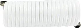 Puw615b9-m-11s-amz Plastair Springhose Light Polyurethane Drinking Water Safe White