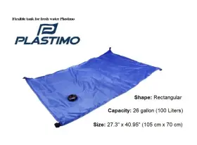 18033 Plastimo Small-space Marine Boat Rv 26-gal Flexible Freshwater Reservoir Tank