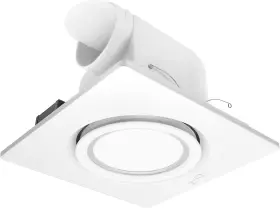 Pw-bfl-18 Powereng Bathroom Exhaust Ventilation With Light 164 Cfm Medium 6000k Led