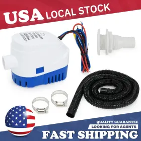 Dup13 Pqy 12v 1100gph Automatic Submersible Boat Bilge Water Pump With Auto Float Switch Dup13 Pqy 12v 1100gph Automatic Submersible Boat Bilge Water Pump With Auto Float Switch