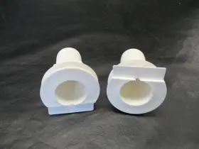 1842192 Ranger Boats Thru Hull 1 1/2 Inch Fitting Set Of 2 White Marine Boat
