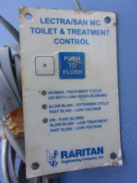 31-603 Raritan Lectra/san Marine Sanitation Push-to-flush Control Pad With Wire Harness