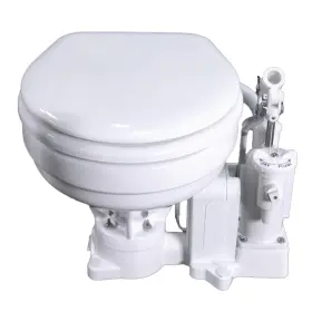 P101e12 Raritan Ph Powerflush Electric Marine Bowl - 12v White