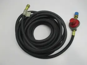 7596-b Rocco 20 Foot Lp High Pressure Hose 3/8 Inch Id. Max Wp 350 Psi With Regulator