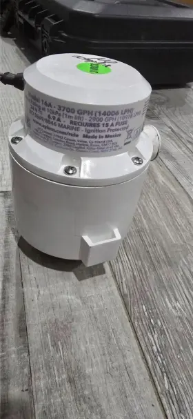 Rule 042237083357 3700 G.p.h. Bilge Pump Non Automatic 12v 14a