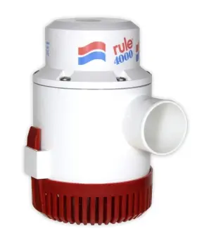 Rule 042237083487 56d Non-automatic Bilge Pump 4 000 Gph 12 Volt