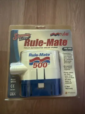 Rule 042237084774 Rule-mate Fully Automated Bilge Pump 500 Gph Rm500