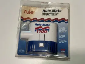 Rule 042237084781 New Mate 1100 Automatic Bilge Pump 12v Gph Rm-1100