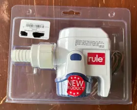 Rule 042237106223 Rule-mate Model Rm800b 800 Gph Fully Automated Bilge Pump 12 Volt - New Sealed