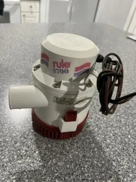 Rule 066510867441 14a 3700 Gph Heavy Duty Bilge Pump Non-automatic 12 Volt