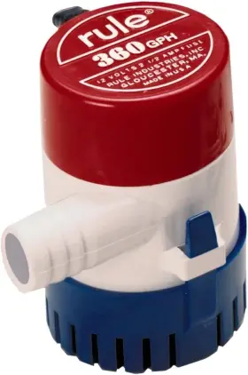 24-model Rule 24 Model 12v Submersible Bilge Pump 360 Gph