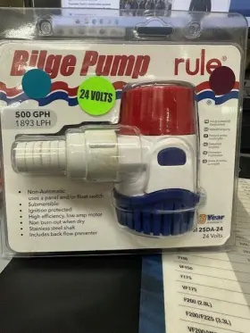 25da-24 Rule 500gph Standard Bilge Pump - 24v