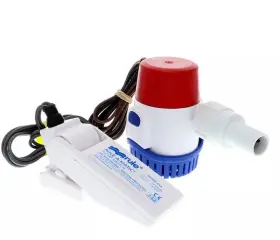 25da-35a Rule 500 Gph Standard Bilge Pump Kit With Float Switch - 12v