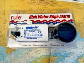 33ala-12v Rule 33ala Marine High Water Bilge Alarm Mercury Free 12-volt White
