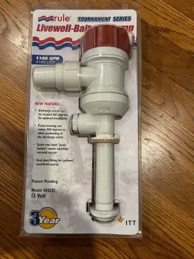 405stc Rule Inch Stc Series Tournament 1100 G.p.h. Livewell Pump