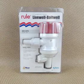 4664498 Rule New Fc Tournament Series 800 Gph Livewell/aerator With Seacock Inlet 403fc