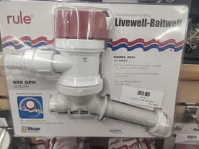 581935 Rule 403c Tournament Series Livewell Pump 800 Gph 12 Volt