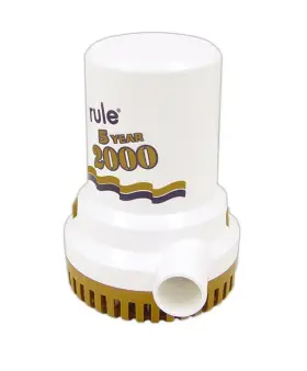 Rule 832801341965 Gph Gold Series Bilge Pump 2000