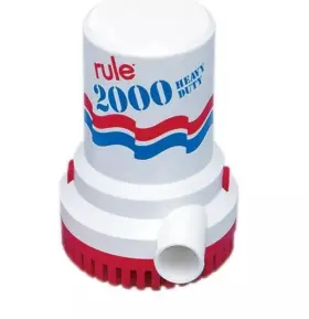 Bab1 Rule 963041570072 10 Bilge Pump 2000 Gph Non-automatic 12 Volt -