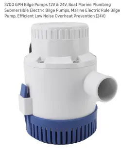 Hybp1g370001 Rule Bilge Pump 12v 3700gph