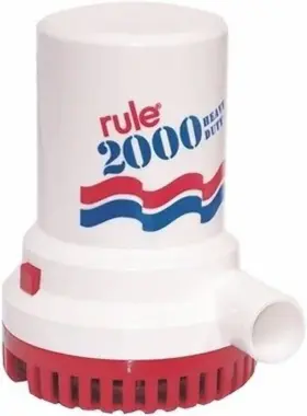 Rwb13 Rule 2000 Gph Bilge Pump - 24 Volts Submersible Heavy Duty Broken