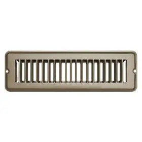 H870 Rv Designer 2 Inch X 10 Tan Metal Undampered Floor Register