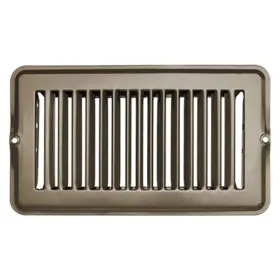 H872 Rv Designer 4 Inch X 8 Tan Metal Undampered Floor Register