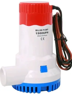 X00294alkp Sanuke 12v 1500gph Boat Plumbing Electric Bilge Pump For Marine Yacht With 29mm Id Hose