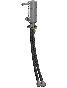 2208.736c Sardoris Sarodis Tabletop Shower Mixer - 3/8 Inch Male Flexible Outlet