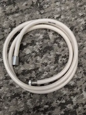 10290 Scandvik 6ft White Nylon Shower Hose