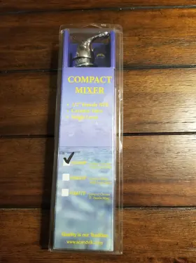 10500p Scandvik Chrome Compact Shower Control Mixer - Single Lever