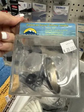 11629 Scandvik # Swivel Holder Chrome Nip
