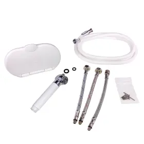 12109p Scandvik Recessed Push Button Transom Shower With Mixing Valve