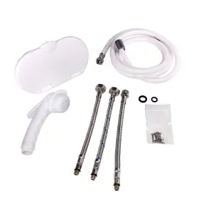 12110p Scandvik Recessed Euro Trigger Handle Transom Shower With Mixing Valve