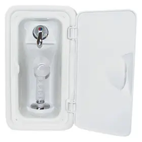 14126 Scandvik 9-15/16 Inch H X 4-7/16 W Vertical Shower Box Single Lever Mixing Valve