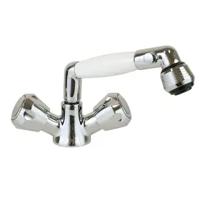 46011p Scandvik Combo Shower Sprayer White With 5 Ft. Hose And Adjustable Spray Aerator