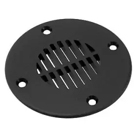 340040-1 Sea Dog 5-5/8 Inch O.d. Black Molded Abs Deck Drain Cover Display