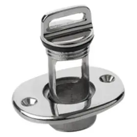 520065-1 Sea Dog 1-1/8 Inch D Stainless Steel Oblong Captive Garboard Flange And Drain Plug