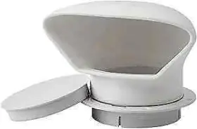 727132-3 Sea-dog Low Profile Cowl Vent/snap-on Deck Plate 3 Inch White