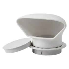 727142-3 Sea Dog 4 Inch D X 5-1/8 H White Plastic Low Profile Snap-on Cowl Vent
