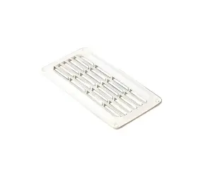 337501 Sea Dog Line Boat Marine White Abs Plastic 7-7/8 Inch X 3-7/8 Louvered Vent