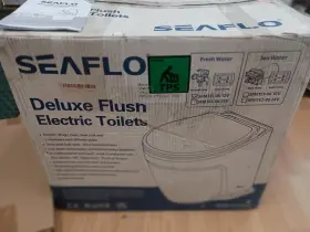 Sfmte1-05 Sea Flo Boatersft Resale Shop Of Tx 2509 1304.01 Flow Deluxe 12 Volt Toilet