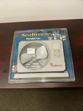 Seabreeze 466386 West Marine Model Portable Cabin Fan Battery Powered Not Tested