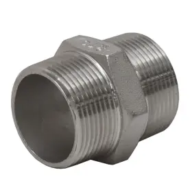 63726 Seabring Marine Boat Hex Nipple Fitting 1 1/4 Inch Ss