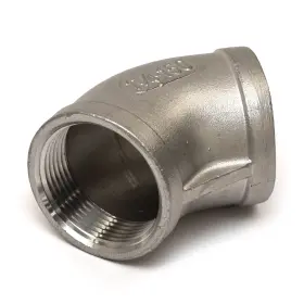 62186 Seabring Marine Industries Boat Elbow Fitting 1 1/4 Npt 45 Degree Ss