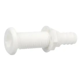 18161 Seachoice Extra Long Plastic Thru-hull White 3/4 Inch Hose