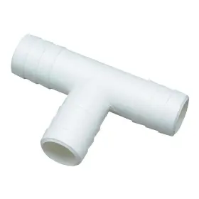 18251 Seachoice Plastic Tee Fitting For Plumbing Sanitation Bilge 1-1/8 Inch Hose