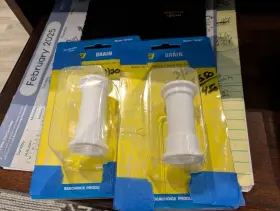 19121 Seachoice Drain Tube Pair Boat Adjustable Plastic Transom Fit 1 Inch Hole